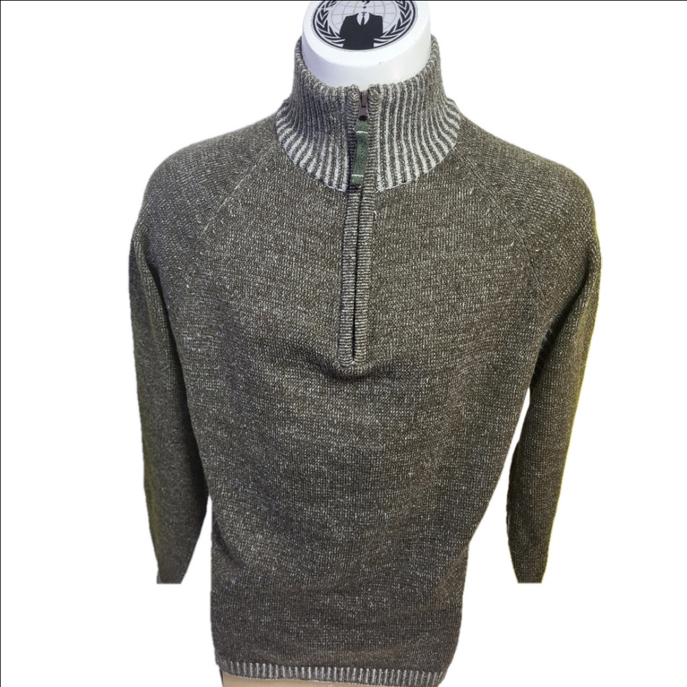 Modern Culture Men's Gray Half-Zip Sweater